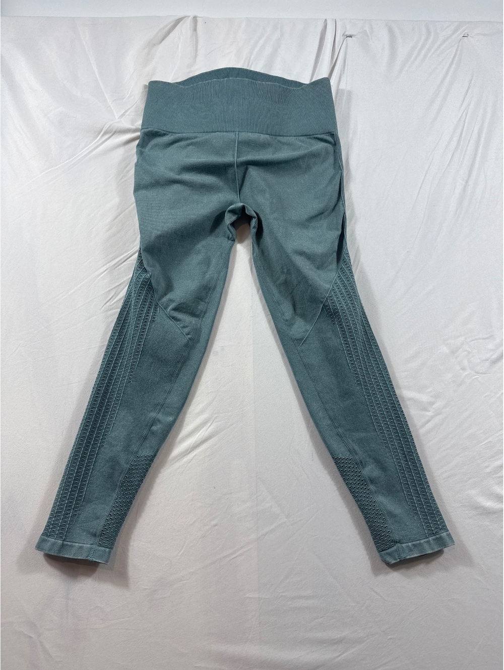Fabletics Women's Blue Seamless High-Waisted Leggings Size M